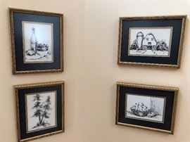 Kathy Flynn Framed Artwork