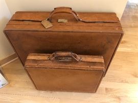 Vintage Hartmann Leather Suitcase & Briefcase