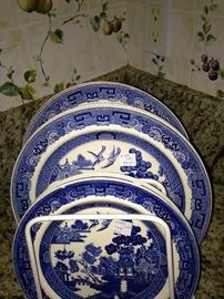 Blue Willow plates