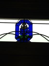 Bluebonnet stain glass