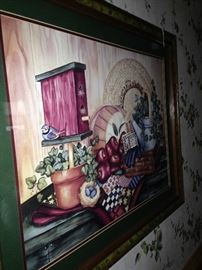 Country style framed art