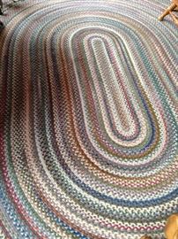 8 feet x 11 feet braided rug