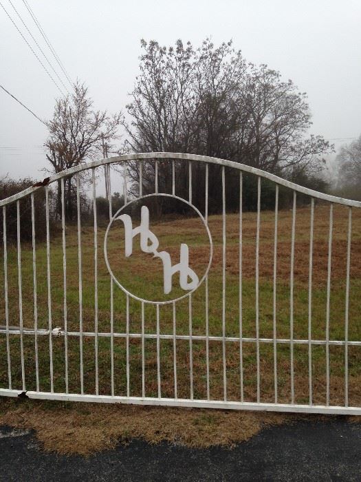" H & H " is on the gate----east side of Hwy 110 South
