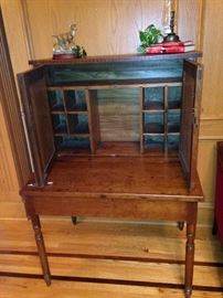 Antique desk with great storage for organizing desk needs