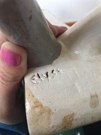 Elyse Saperstein Pottery pitcher. 