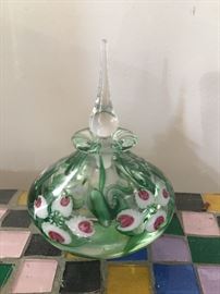 Signed Vandermark perfume bottle. 