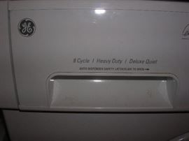 Stackable GE washer and dryer