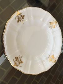 45. 12, 4 Piece Place Settings of Royal Crown Derby "Wentworth" Gold 