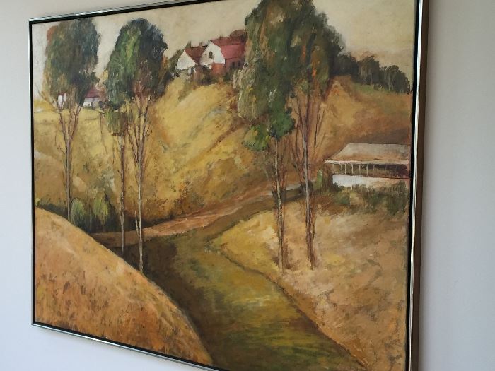 68. Landscape Painting by CRSBY (49" x 37")