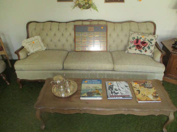 French provincial sofa coffee table