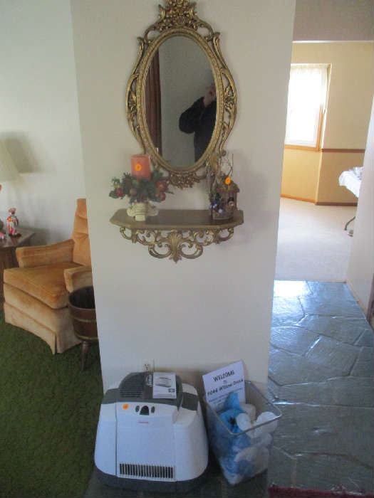 Home decor and wall mirror