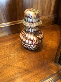 Hand Blown Caraffe and Glass 