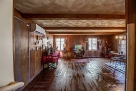 FAMILY ROOM FILLED WITH ANTIQUES