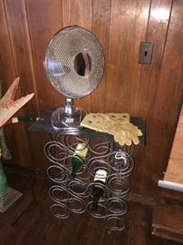 VINTAGE SWIRL WINE RACK