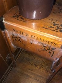 LARGE ANTIQUE WOODEN MILL