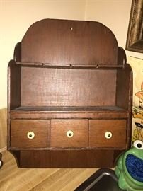 KITCHEN WALL HANGING / SPOON HOLDER WITH DRAWERS