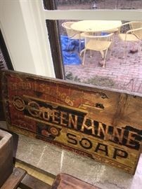 ANTIQUE WOODEN SIGN