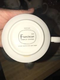 FRANCISCAN HERITAGE CHINA SET