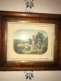 ANTIQUE FRAMED LITHOGRAPH