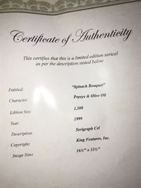 SPINACH BOUQUET SERIGRAPH