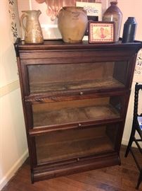 ANTIQUE MAHOGANY BARRISTER BOOKCASE