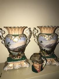 PAIR OF ANTIQUE VASES