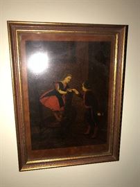 ANTIQUE FRAMED PICTURE
