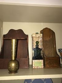 ANTIQUE WOODEN KITCHEN BOXES