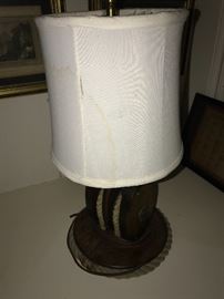 NAUTICAL PULLEY ROPE LAMP