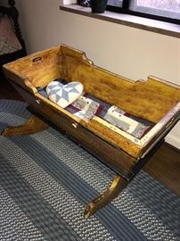 PRIMITIVE BABY CRIB
