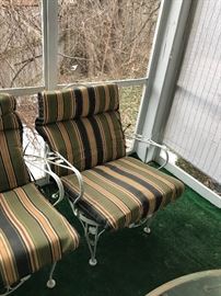 WOODARD WROUGHT IRON CHAIRS