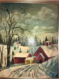 CIRCA 1800S OIL PAINTING