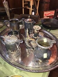 ANTIQUE CIRCA 1800S SILVERWARE AND FLATWARE