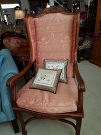 The other Hekman arm chair with down seat