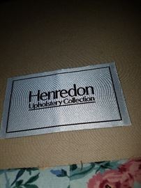 Henredon label