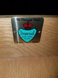 Label in the tea cart