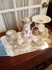 Ramekins, Spode compote, Chocolate pot