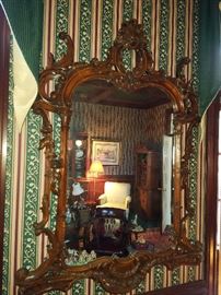 Carved wood frame by the Doezema family of Grand Rapids.  Unsigned (apparently, they never signed their work....)