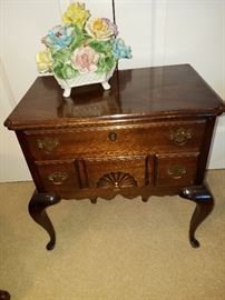 Diminutive low boy chest, two drawers