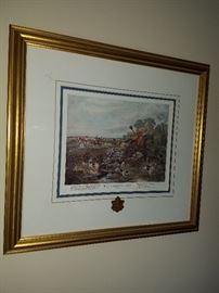 English hunt scene
