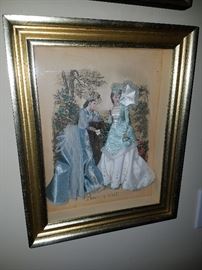 Fashion prints with fabric