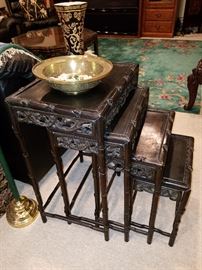 Set of 4 nesting tables or stands