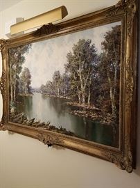 An oil on canvas painting, signed Ludwig Sohler, German artist, 1907-1998.