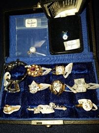 Fun Costume Rings....lots of C.Z.!!!