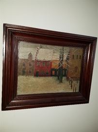 Unsigned winter scene