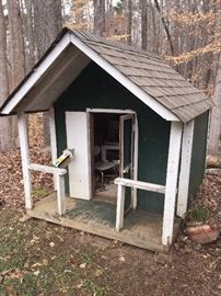 Childs Playhouse on Skids