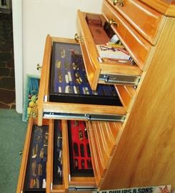 Dorsheimer CABINET FULL OF KNIVES