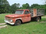 Stake bed truck