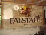 Falstaff sign approx. 3 foot by 6 foot