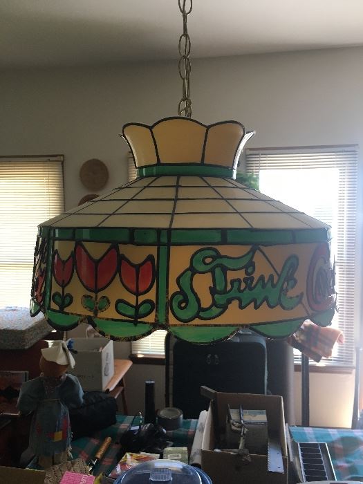 Vintage Coke Hanging Lamp